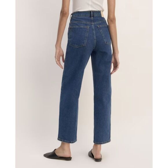 Everlane The Way-High Jean in Vintage Indigo - Picture 3 of 14